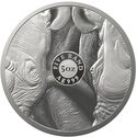 5 Rand (Big Five - Rhino Silver 5 Oz.)