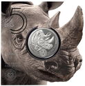5 Rand (Big Five - Rhino Silver 1 Oz.)