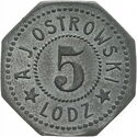 5 Pfennig (A.J. Ostrowski)