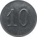 10 Pfennig (Granit Werke von C. Kulmiz G.M.B.H.)