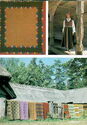 Blanket. National costume. Blankets from different regions of Latvia