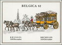 Belgica '82 - Stagecoach Souvenir Sheet