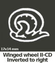 Numeral - Wmk. winged wheel 2, perf. 11¼x13¼
