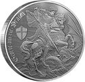 50 Cents (St. George and the Dragon - Silver plated)