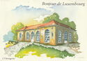 Orangerie thermal park of Mondorf-les-Bain, watercolor of Roger Bour