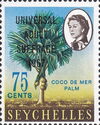 Coco de mer Palm overprint
