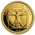 ½ Dollars (500th years of Leonardo da Vinci - Vitruvian Man)