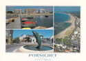 Pornichet : The Marshal Foch Square and the Port
