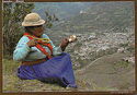 Alausí and Native Old Woman