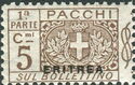 Pacchi Postali Overprint "Eritrea"