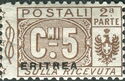 Pacchi Postali Overprint "Eritrea"