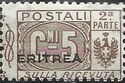 Pacchi Postali Overprint "Eritrea"