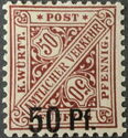 State postage with overprint