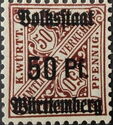 State postage with overprint