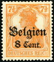 Overprint and Surcharge on "Germania"