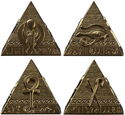 200 Francs (Pyramids 1 oz Gilded)