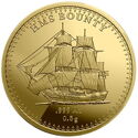 25 Cents (HMS Bounty - Gold)