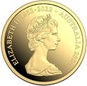 10 Cents (Lyrebird - 2nd portrait Gold)