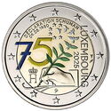 2 Euro (75th anniversary of the Schuman Declaration - Color)
