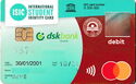 Dsk Bank Mastercard ISIC Student UNWE Sofia – 0520
