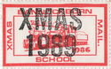 "XMAS 1989" overprint on 1986 Locomotives