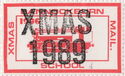 "XMAS 1989" overprint on 1986 Locomotives