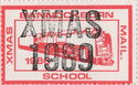 "XMAS 1989" overprint on 1986 Locomotives