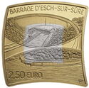 2.50 Euro (Esch-sur-Sûre Dam)