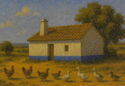 Chicken and Ducks in Alentejo Farm