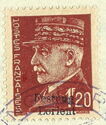 overprint on Marshal Philippe Pétain (1856-1951)