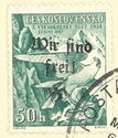 Falco peregrinus, overprinted