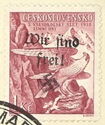 Falco peregrinus, overprinted