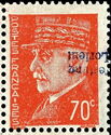 overprint on Marshal Philippe Pétain (1856-1951)