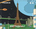 NFTimbres 4.1 : The Eiffel Tower (Tower in Bronze)