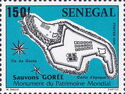 Map of Gorée Island Fortifications