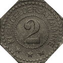 2 Pfennig (Eisenbahn-Wagenhauptwerkstatt)