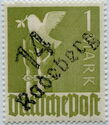 American-British-Soviet Occ. (Trizone) Mi:959a - overprinted