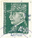 overprint on Marshal Philippe Pétain (1856-1951)