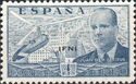 Juan de la Cierva overprinted IFNI