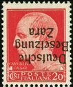 Italian Stamp Overprinted Deutsche Besetzung Zara