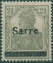 Germania, overprint 'Sarre'