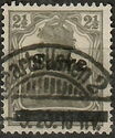 Germania, overprint 'Sarre'