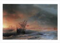 Ivan Aivazovsky (1817-1900). Storm near Evpatoria. 1861