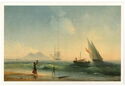 Ivan Aivazovsky (1817-1900). A meeting of fishermen on the shore of the Bay of N