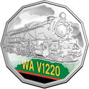 50 Cents (Steam Giants - Western Australian Government Railways Class V1220)