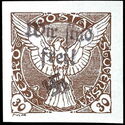 Czechoslovak Newspaper Stamp, overprinted