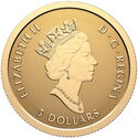 5 Dollars (Gold Fractional Maple leaf 100th Birthday of Queen Elizabeth II 2026)