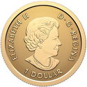 1 Dollar (Gold Fractional Maple leaf 100th Birthday of Queen Elizabeth II 2026)