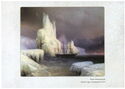 Ivan Aivazovsky. Ice mountains in Antarctica. 1870