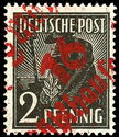 American-British-Soviet Occ. (Trizone) Mi: 943 - overprinted